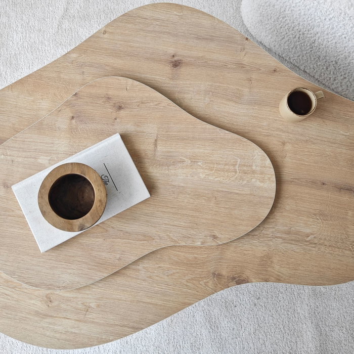 Hanah Home Mesa de Centro Melted - Sapphire Oak Hanah Home Mesa de Centro Melted - Sapphire Oak